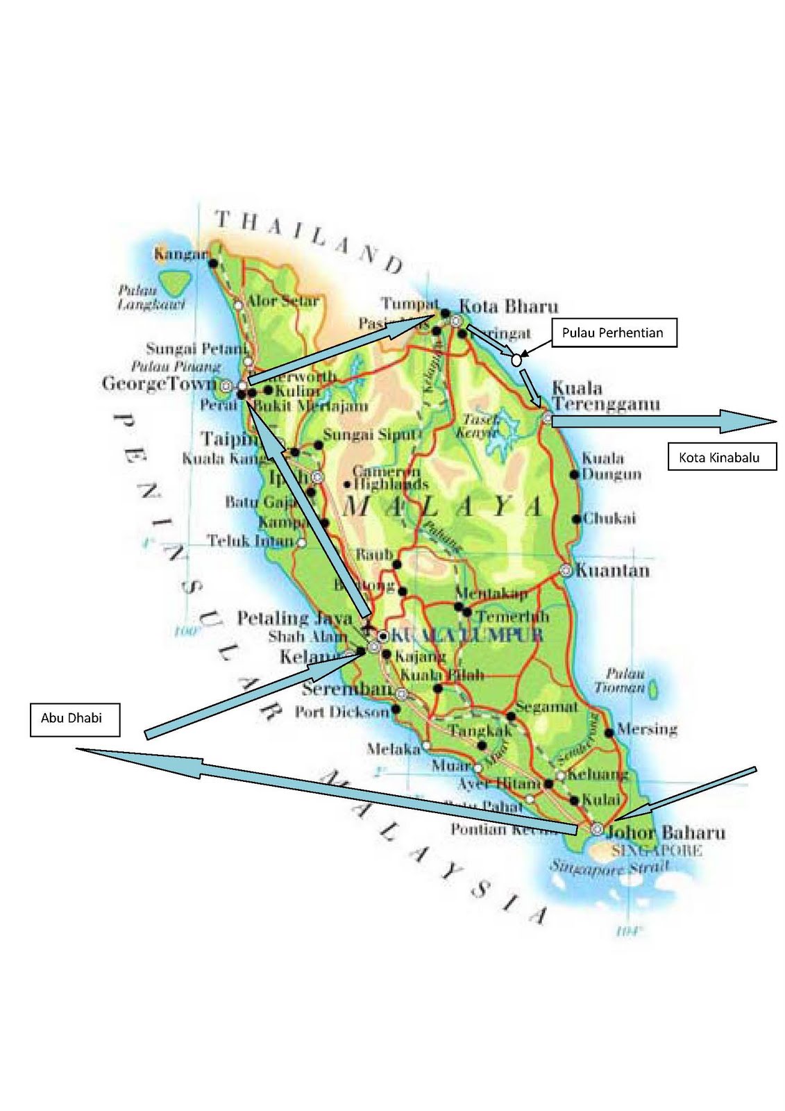 Malezija & Singapur 2010 – Countdown